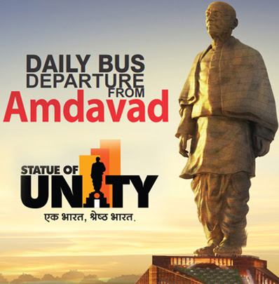 SAME DAY STATUE OF UNITY (A/C COACH)